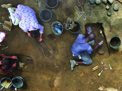 Fouille de sépultures d'époque coloniale, découvertes à Baillif (Guadeloupe), 2010.   