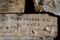 Inscription du soldat britannique de la Grande Guerre Samuel Meekosha, retrouvée dans la grotte souterraine de Naours (Somme) laissée par des soldats de la Grande Guerre, 2016.  Il fut décoré de la Victoria Cross à 22 ans. 