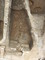 Vue d’ensemble des premiers creusements (palissades et fosses) liés à une probable occupation au XIIème siècle, lors de la fouille de la rue Berlier à Dijon (Côte-d'Or), 2016.