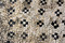 Rangées de croisettes en tesselles noires et blanches provenant d'une des mosaïques antiques découvertes à Uzès (Gard), 2017.
