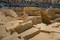 Carrière grecque archaïque mise au jour à Marseille (Bouches-du-Rhône). Cette laisse montre les différents sols de carrière successifs, avant l'abandon du secteur au début du Ve siècle avant notre ère.