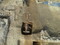 Nécropole mise au jour à Aléria (Haute-Corse) en 2019. Au centre une tombe à fosse d'époque romaine avec couverture de tegulae et imbrex recoupe le couloir de l'hypogée étrusque, visible grâce à la couleur plus orangée du sédiment qui la comble. 