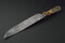 Couteau en fer de grande taille, 15e siècle, découvert lors de la fouille de la Zac Pasteur à Besançon (Doubs) entre 2010 et 2011.