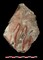Fragment d'enduits peints, détail d'une main. Mis au jour dans la maison romaine des IIe-IIIe siècles à Reims (Marne), avec d'autres fragments, ces peintures murales, sont appliquées sur le mortier des murs encore frais, il s'agit de la technique dite  a fresco . 