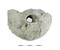 Moitié de peson de section ovale à circulaire en terre cuite blanche découvert dans une cabane médiévale avec faible quantité d’inclusions fines siliceuses. VIIIe/Xe s.  D. 8.3 cm ; ép.> 6 cm ; poids. 196 gr 