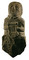 Sculpture  à la lyre  (hauteur 43 cm) datée du IIe s. avant notre ère, mise au jour dans un fossé d'une résidence aristocratique à Paule (Côtes-d'Armor) en 1988.