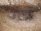 Petite fosse dépotoir contenant de la céramique, des rejets de charbons de bois ainsi qu'un bois de cerf, datée des années 150-80 avant notre ère, Meung-sur-Loire (Loiret), 2011.