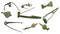 Ensemble de fibules du Ier s. avant notre ère découvertes à Bassing (Moselle) en 2010.Au total, 123 fibules ont été mises au jour sur le site. Certaines ont été produites sur place.