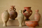 Mobilier céramique extrait des sépultures mises au jour place Montalivet à Valence (Drôme) en 2007.  Certains vases présentent des bris et des mutilations volontaires correspondant à un rituel lié aux banquets funéraires. 