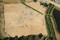 Vue aérienne du site de Saint-Sauveur-des-Landes (Ille-et-Vilaine), 2012.Les vestiges d'une importante ferme gauloise habitée entre le IVe et le Ier s. avant notre ère ont été mis au jour.