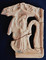 Carreau-niche figurant l'archange Gabriel, XVe s., atelier de potier d'Aoste (Isère), 2006. 