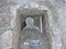 Cercueil en plomb appartenant à une sépulture privilégiée retrouvé à l'intérieur des deux caveaux du XVIIIe siècle, et découverts dans le choeur de l'ancienne église Saint-Germain à Flers (Orne), 2014.